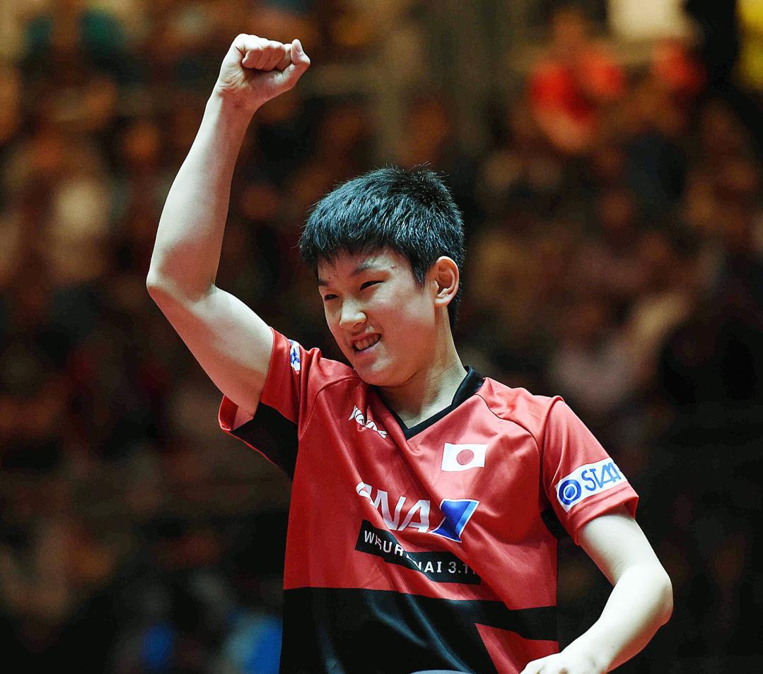 包含日本乒乓球队险胜奥地利乒乓球队，水谷隼完成帽子戏法的词条