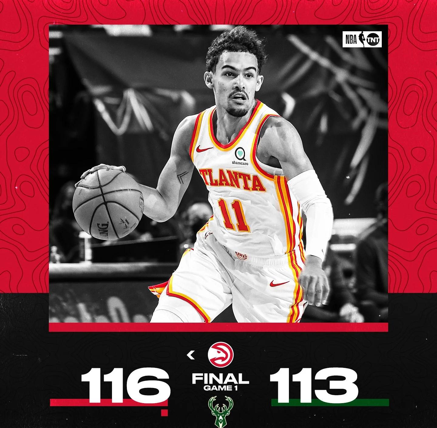 关于老鹰大胜热火，特雷-杨发挥出色的信息